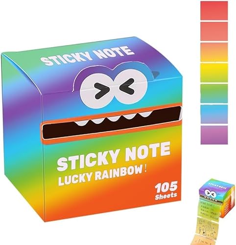 105 Haftnotizen pro Rolle, niedliche Monster-Motive, lustige, pastellfarbene Haftnotizen zum Herausziehen – ein tolles Geschenk für Lehrer und Schüler. 105 Haftnotizen pro Rolle, niedliche Monster-Motive, lustige, pastellfarbene Haftnotizen zum Herausziehen – ein tolles Geschenk für Lehrer und Schüler. von Generic