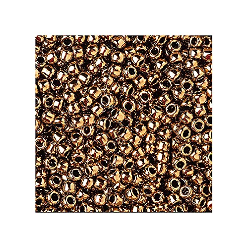 10g TOHO Rocailles 11/0, Bronze (# 221) (TOHO seed beads 11/0, Bronze (#221)) Japanishe Glas Rund Perlen von Generic