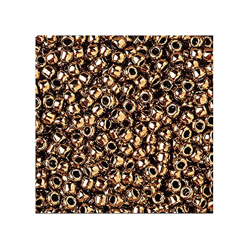 10g TOHO Rocailles 11/0, Bronze (# 221) (TOHO seed beads 11/0, Bronze (#221)) Japanishe Glas Rund Perlen von Generic