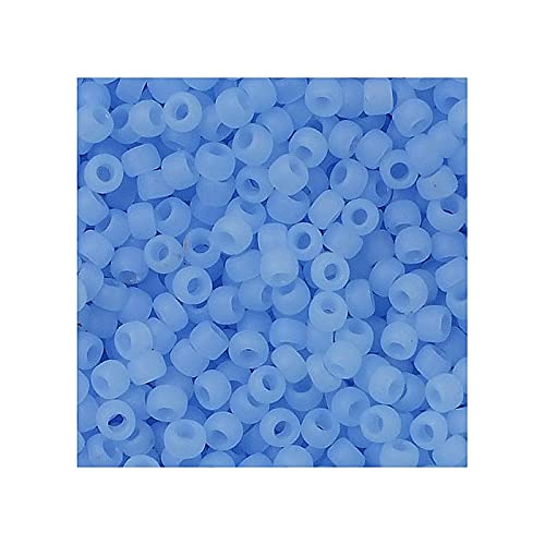 10g TOHO Rocailles 11/0, Ceylon-Frostglacier (# 146f) (TOHO seed beads 11/0, Ceylon Frosted Glacier (#146f)) Japanishe Glas Rund Perlen von Generic