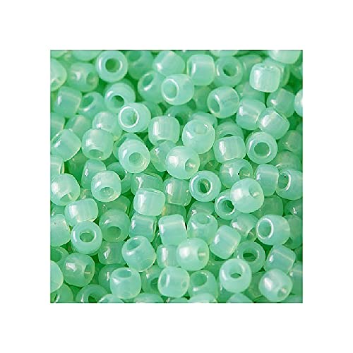 10g TOHO Rocailles 11/0, Ceylon Jade (# 156) (TOHO seed beads 11/0, Ceylon Jade (#156)) Japanishe Glas Rund Perlen von Generic