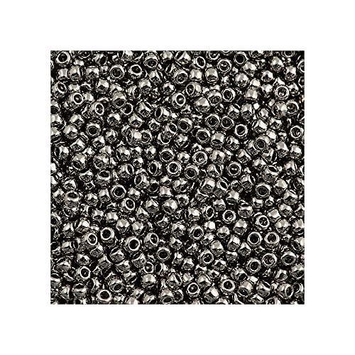 10g TOHO Rocailles 11/0, Nickel (# 711) (TOHO seed beads 11/0, Nickel (#711)) Japanishe Glas Rund Perlen von Generic