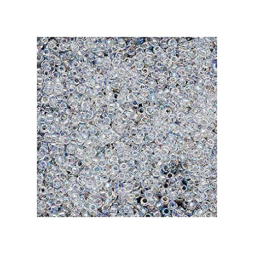 10g TOHO Rocailles 11/0, Trans Rainbow Crystal (# 161) (TOHO seed beads 11/0, Trans Rainbow Crystal (#161)) Japanishe Glas Rund Perlen von Generic