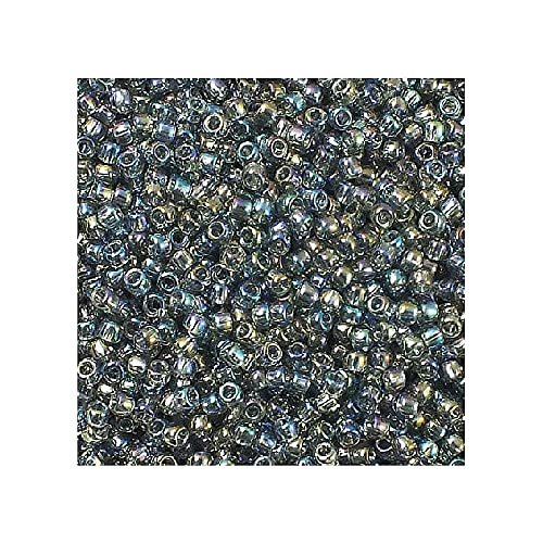 10g TOHO Rocailles 11/0, Trans Rainbow Gray (# 176b) (TOHO seed beads 11/0, Trans Rainbow Gray (#176b)) Japanishe Glas Rund Perlen von Generic