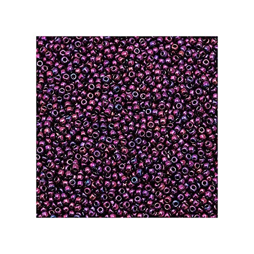 10g TOHO Rocailles 11/0, höher metallischer dunkler Amethyst (# 503) (TOHO beads 11/0, Higher-Metallic Dark Amethyst (#503)) Japanishe Glas Rund Perlen von Generic