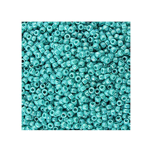 10g TOHO Rocailles 11/0, opaque Regenbogen Türkis (# 413) (TOHO seed beads 11/0, Opaque Rainbow Turquoise (#413)) Japanishe Glas Rund Perlen von Generic