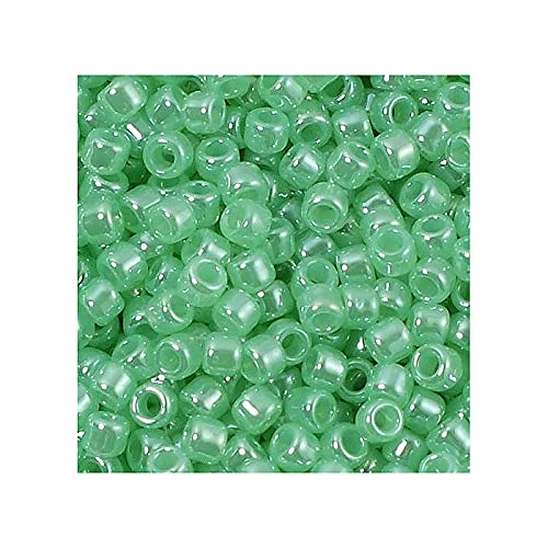 10g TOHO Rocailles 8/0, Ceylon Sellerie (# 144) (TOHO seed beads 8/0, Ceylon Celery (#144)) Japanishe Glas Rund Perlen von Generic