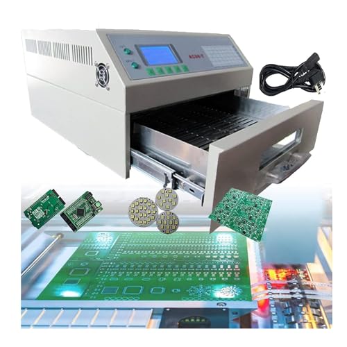 110 V Reflow Lötgerät, Lötfläche 30 X 32 cm, Automatisches Infrarot Heizgerät, Max. 280 °C Für Das Löten Von Leiterplatten, SMDs Und SMTs, T-962A 110 V Reflow Lötgerät, Lötfläche 30 X 32 cm, Automatisches Infrarot Heizgerät, Max. 280 °C Für Das Löten Von Leiterplatten, SMDs Und SMTs, T-962A von Generic