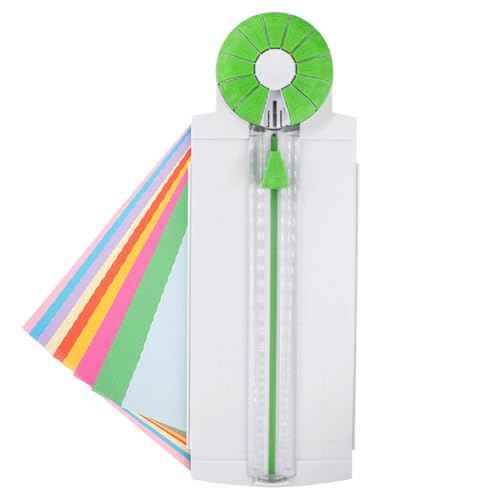 12 Muster Bordürenmaschine | 12 in 1 Papierschneider | Manuelle Maschine mit 360° Rotation | Wellenkanten für Karton zur Herstellung von Karton, Etikettenpapier, Fotopapier von Generic