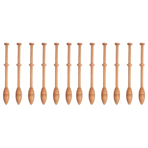 12 Stück Spitzenspule - Holzspitzenspule, Vintage-Holzwebwerkzeuge, Shuttle in, Nadeln 12 Stück Spitzenspule - Holzspitzenspule, Vintage-Holzwebwerkzeuge, Shuttle in, Nadeln von Generic