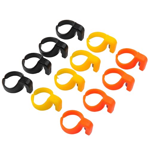 12er-Pack Schneider-Fingerhutschneider, Fingerhut-Nähschneider, Fadenschneider, Fingermessergriff, Fingerhülsen-Fingerschneider, Garnschneider von Generic