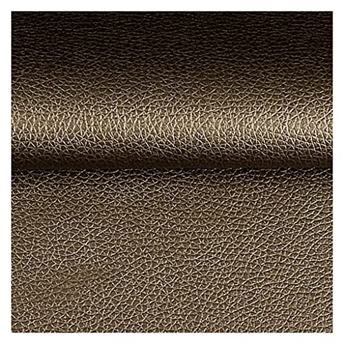 140 cm Breit Kunstleder Polsterstoff Kaschiert Meterware MöBelstoff FüR SäMtliche Polsterarbeiten,Autos,Boote,Dekorationen 1m Meterware Verkauft(Bronze,1.4X10m) von Generic