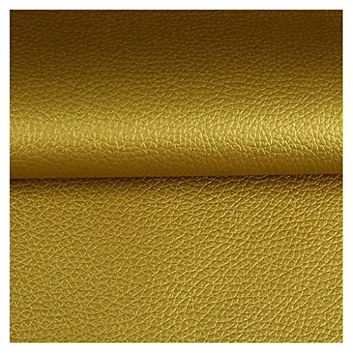 140 cm Breit Kunstleder Polsterstoff Kaschiert Meterware MöBelstoff FüR SäMtliche Polsterarbeiten,Autos,Boote,Dekorationen 1m Meterware Verkauft(Pearlescent Gold,1.4X10m) von Generic