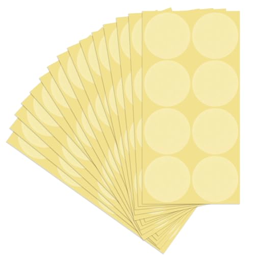 15 Blatt transparente 5,1 cm PVC-runde Versiegelungsaufkleber, wasserdichte selbstklebende Etiketten für Umschlagverschluss, insgesamt 120 Aufkleber 15 Blatt transparente 5,1 cm PVC-runde Versiegelungsaufkleber, wasserdichte selbstklebende Etiketten für Umschlagverschluss, insgesamt 120 Aufkleber von Generic