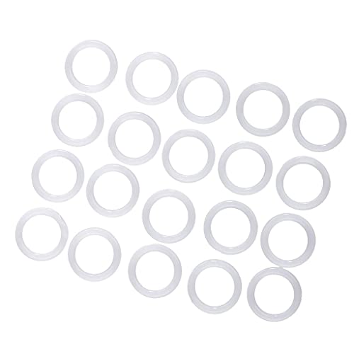 15 Stück 28 mm Kunststoff DIY Häkeln Ring Kreis Haken Werkzeug für Handtaschen und Autositze 15 Stück 28 mm Kunststoff DIY Häkeln Ring Kreis Haken Werkzeug für Handtaschen und Autositze von Generic