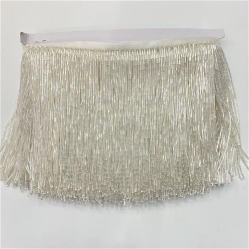 15 cm breite Fransenquaste Quasten Trim Spitze für DIY Zubehör Heimtextilien Tanzband Beige 4,5 m 15 cm breite Fransenquaste Quasten Trim Spitze für DIY Zubehör Heimtextilien Tanzband Beige 4,5 m von Generic