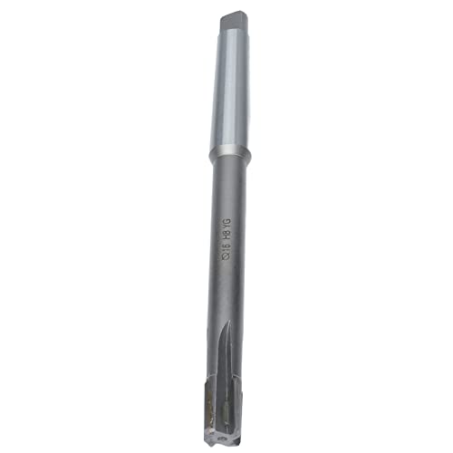 16 mm H8 Yg Maschine Reamer Wolfram -Stahllegierung Taper Shank 4 Zahn mit hohem Präzision Bohrwerkzeug für Edelstahlkohlenstoffstahl Gusseisenlegierstahl aus Stahl aus Edelstahl von Generic