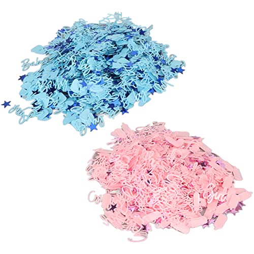 160 G Gender Reveal Konfetti, Exquisites, Wiederverwendbares Gender Reveal Tischkonfetti, Rosafarbenes Blaues Konfetti für die Babyparty-Party 160 G Gender Reveal Konfetti, Exquisites, Wiederverwendbares Gender Reveal Tischkonfetti, Rosafarbenes Blaues Konfetti für die Babyparty-Party von Generic