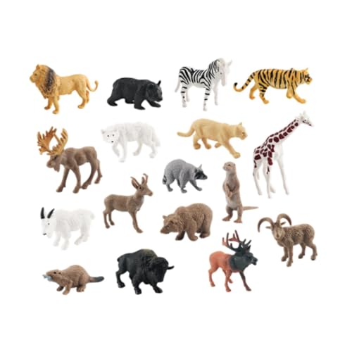 17x Tiere Figuren Spielzeug Playset Dschungeltiere Figuren Figuren kognitive Spielzeugspielhouse Dekor Tischdekoration Yardszene 17x Tiere Figuren Spielzeug Playset Dschungeltiere Figuren Figuren kognitive Spielzeugspielhouse Dekor Tischdekoration Yardszene von Generic