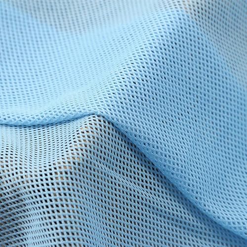 1MX1.5M Atmungsaktive Netzstoffe für DIY Sitzbezug Sportschuhe Taschen Mesh Stoffe Sofa Gaze Vorhang Sportbekleidung Mesh Stoffe (Hellblau) von Generic