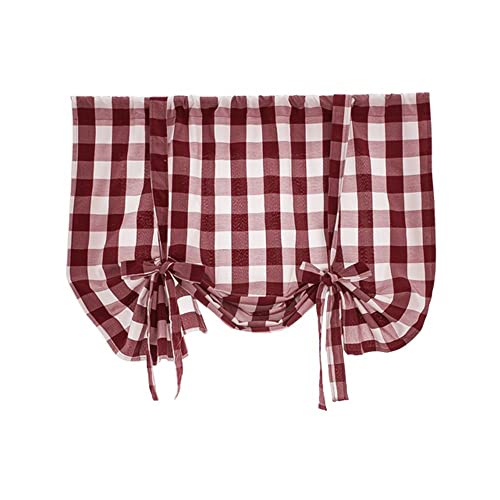 1Pcs Karierte Küche Gardine Landhausstil Bistrogardine Scheibengardine halbtransparent Gardinen Vorhang Landhaus Küche Kurz Fenster Blickdicht Bistrogardine Kurzgardine Karo Raffgardinen 1Pcs Karierte Küche Gardine Landhausstil Bistrogardine Scheibengardine halbtransparent Gardinen Vorhang Landhaus Küche Kurz Fenster Blickdicht Bistrogardine Kurzgardine Karo Raffgardinen von Generic