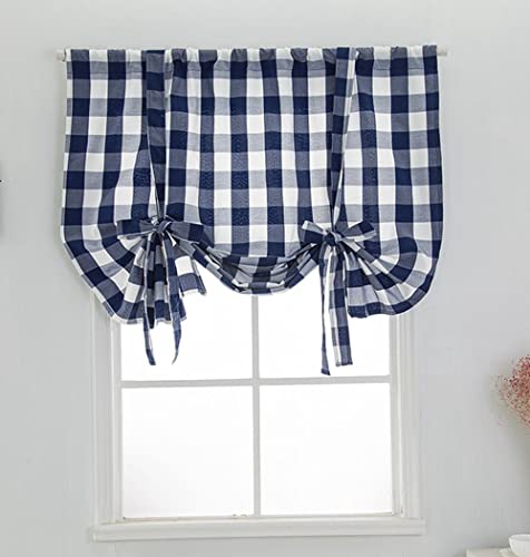 1Pcs Karierte Küche Gardine Landhausstil Bistrogardine Scheibengardine halbtransparent Gardinen Vorhang Landhaus Küche Kurz Fenster Blickdicht Bistrogardine Kurzgardine Karo Raffgardinen 1Pcs Karierte Küche Gardine Landhausstil Bistrogardine Scheibengardine halbtransparent Gardinen Vorhang Landhaus Küche Kurz Fenster Blickdicht Bistrogardine Kurzgardine Karo Raffgardinen von Generic