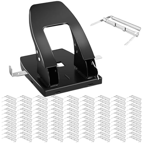 2-Loch-Dateilocher, 2-Loch-Ordner-Locher, Papierstanzer mit geringer Kraft erforderlich - Zwei-Locher für Papier, Metallstanzer, robuster Locher für 2-Loch-Dateilocher, 2-Loch-Ordner-Locher, Papierstanzer mit geringer Kraft erforderlich - Zwei-Locher für Papier, Metallstanzer, robuster Locher für von Generic