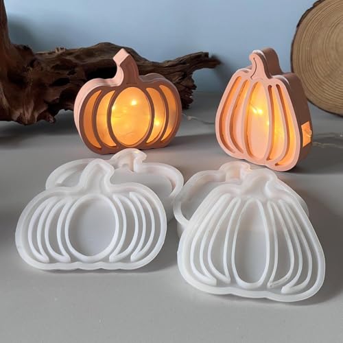 2 Stüc Silikonformen Gießformen Kürbis,Silikonform Kürbis Gießformen Silikon Herbst Kürbis,Silikonform Kerzenhalter Gießform Herbst Gipsformen zum Gießen Giessform Silikon Halloween für DIY Kürbis (A) 2 Stüc Silikonformen Gießformen Kürbis,Silikonform Kürbis Gießformen Silikon Herbst Kürbis,Silikonform Kerzenhalter Gießform Herbst Gipsformen zum Gießen Giessform Silikon Halloween für DIY Kürbis (A) von Generic
