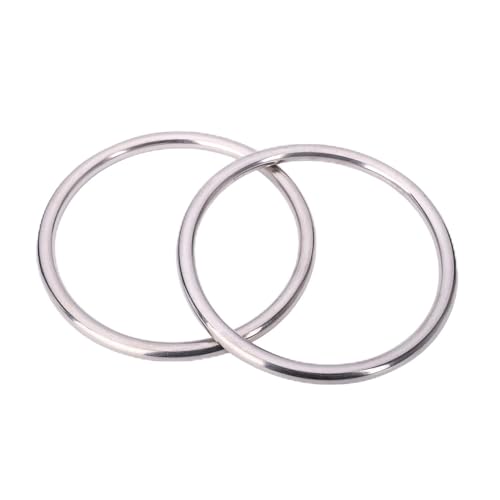 2 Stück Metall-O-Ringe 15,2 cm Heavy Duty 304 Edelstahl geschweißter O-Ring Mehrzweck-O-Ring für Makramee, DIY Handwerk, Hardware, Taschen, Campinggürtel, Hundeleinen, Schlüsselanhänger, Geldbörse. 2 Stück Metall-O-Ringe 15,2 cm Heavy Duty 304 Edelstahl geschweißter O-Ring Mehrzweck-O-Ring für Makramee, DIY Handwerk, Hardware, Taschen, Campinggürtel, Hundeleinen, Schlüsselanhänger, Geldbörse. von Generic