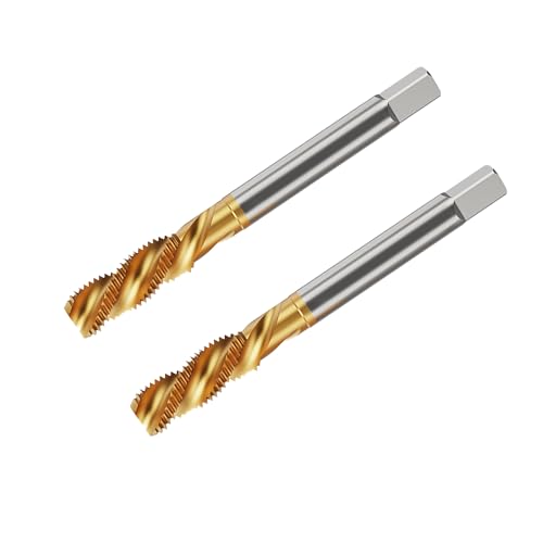 2 Stück Spiral Gewindebohrer, Gewindebohrer, robuste und verschleißfeste Gewinde Bohrwerkzeuge für die mechanische Wartung (M4*0.7) von Generic