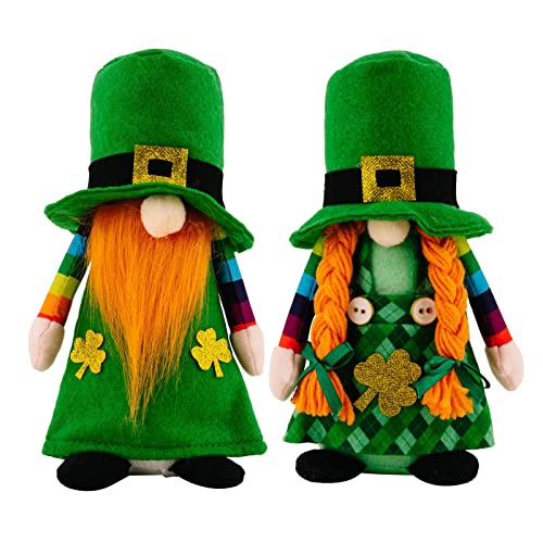 2 Stück St Patricks Day Wichtel Plüsch Leprechaun Puppe Tomte Irland Kleeblatt GNOME Geschenke Grün Urlaub Schreibtisch Tisch Regal Deko Hochschule St. Patrick's Day Grün Deko 2 Stück St Patricks Day Wichtel Plüsch Leprechaun Puppe Tomte Irland Kleeblatt GNOME Geschenke Grün Urlaub Schreibtisch Tisch Regal Deko Hochschule St. Patrick's Day Grün Deko von Generic