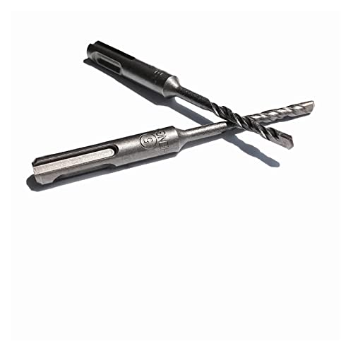 2 Stücke -Bohrer Durchmesserbereich 3–10 Länge 85–110 mm Spitze Aus Massiver Legierung Runder Schaft Steinbohrer für Mauerwerk Ziegel Zement Schlagbohrzubehör Praktisch (6 5 mm) von Generic
