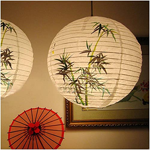 2 Teile/Satz 35 cm Papierlaternen Lampenschirm Papierlaterne Chinesischen Bambusmuster Lampenschirm Orientalischen Stil Licht Dekoration 2 Teile/Satz 35 cm Papierlaternen Lampenschirm Papierlaterne Chinesischen Bambusmuster Lampenschirm Orientalischen Stil Licht Dekoration von Generic