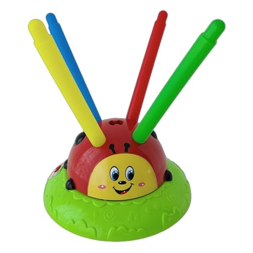 2 von 1 Marienkäfer-Sprung-Spielzeug - musikalisches Wurfspiel mit Soundeffekten, buntes Bewegungsspielzeug für Kinder | Sommerspielausrüstung für Kinderparty, Spaß 2 von 1 Marienkäfer-Sprung-Spielzeug - musikalisches Wurfspiel mit Soundeffekten, buntes Bewegungsspielzeug für Kinder | Sommerspielausrüstung für Kinderparty, Spaß von Generic