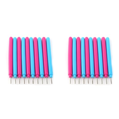20 Stück Papier-Quilling-Werkzeuge, Schlitz-Set, Kunststoff, Metall, Papercarft, Schlitz-Papier-Quilling-Werkzeuge, Handgefertigter Curling-Stift von Generic