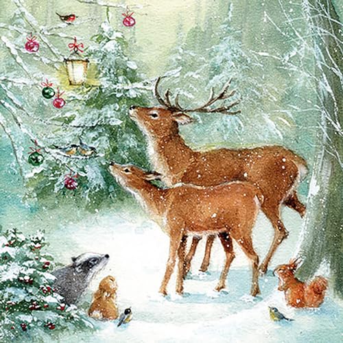 20 ct 13x13 Snowfun Weihnachtsservietten Decoupage Weihnachten Papierservietten Einweg Weihnachtsservietten Papier Winter Servietten Dekorative Weihnachtsservietten für Kinder Hirsch Servietten 20 ct 13x13 Snowfun Weihnachtsservietten Decoupage Weihnachten Papierservietten Einweg Weihnachtsservietten Papier Winter Servietten Dekorative Weihnachtsservietten für Kinder Hirsch Servietten von Generic