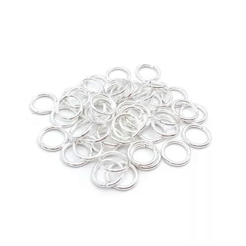200 Stück DIY offene Einzelschlaufen Biegeringe Spaltringe zur Schmuckherstellung Verbinder-Silber-8mm - 200 Stück 200 Stück DIY offene Einzelschlaufen Biegeringe Spaltringe zur Schmuckherstellung Verbinder-Silber-8mm - 200 Stück von Generic