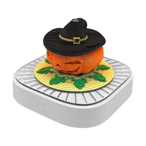 2026 3D Tischkalender | Halloween Kürbis 3D Notizblock | LED Beleuchteter Tischkalender Notizblock Für Büro Nachttisch Wohnzimmer Home Office Konferenzraum 2026 3D Tischkalender | Halloween Kürbis 3D Notizblock | LED Beleuchteter Tischkalender Notizblock Für Büro Nachttisch Wohnzimmer Home Office Konferenzraum von Generic
