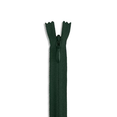 24 Zoll grüner unsichtbarer Reißverschluss, nicht trennend, versteckte Naht-Reißverschlüsse für Kleider, Röcke, Handwerk, Kissen und DIY-Kleidungsreparaturen, 2 mm Zähne 24 Zoll grüner unsichtbarer Reißverschluss, nicht trennend, versteckte Naht-Reißverschlüsse für Kleider, Röcke, Handwerk, Kissen und DIY-Kleidungsreparaturen, 2 mm Zähne von Generic