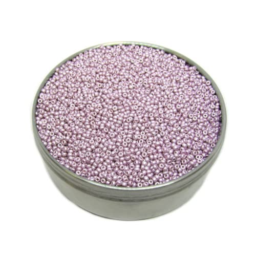 250g Rocailles Preciosa Samen Perlen lila violett gefärbt, 10/0 (aboot 2.3 mm) (Rocailles PRECIOSA seed beads Purple Violet Dyed) von generic