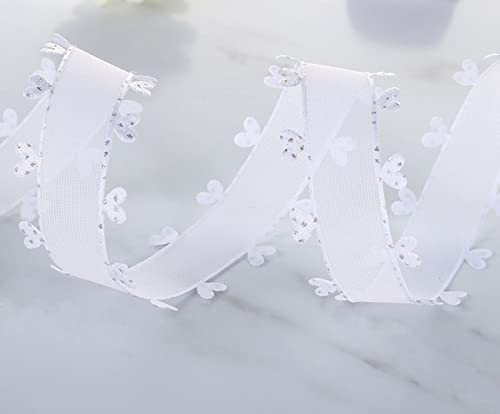 25mm*18m Organza mit Herz Geschenkband Herzen Dekoband Herzband Tüllband Schleifenband Dekoband Herzen Organzaband Bänder Geschenkband Hochzeit Weihnachten 25mm*18m Organza mit Herz Geschenkband Herzen Dekoband Herzband Tüllband Schleifenband Dekoband Herzen Organzaband Bänder Geschenkband Hochzeit Weihnachten von Generic