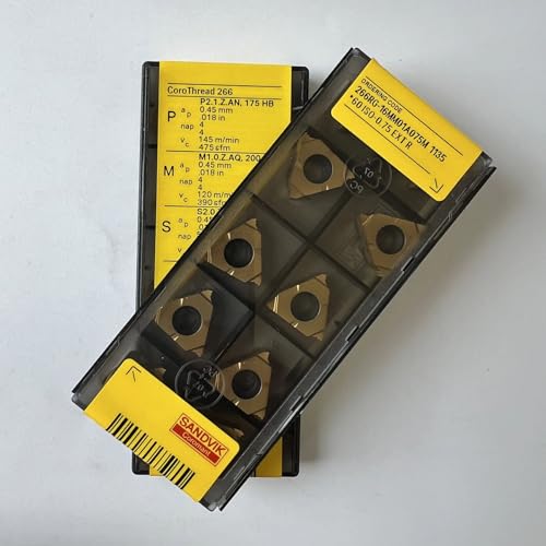 266RG-16MM01A075M 1135/CNC-Drehmaschine Hartmetall-Klingenwerkzeug, 10 Stück 266RG-16MM01A075M 1135/CNC-Drehmaschine Hartmetall-Klingenwerkzeug, 10 Stück von Generic