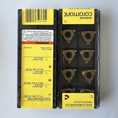 266RG-16VM01A001M 1135 Hartmetall-Klinge, 10 Stück 266RG-16VM01A001M 1135 Hartmetall-Klinge, 10 Stück von Generic