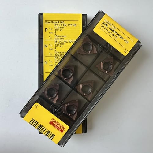 266RL-16MM01A050M 1125/CNC-Drehmaschine Hartmetall-Klingenwerkzeug, 10 Stück von Generic