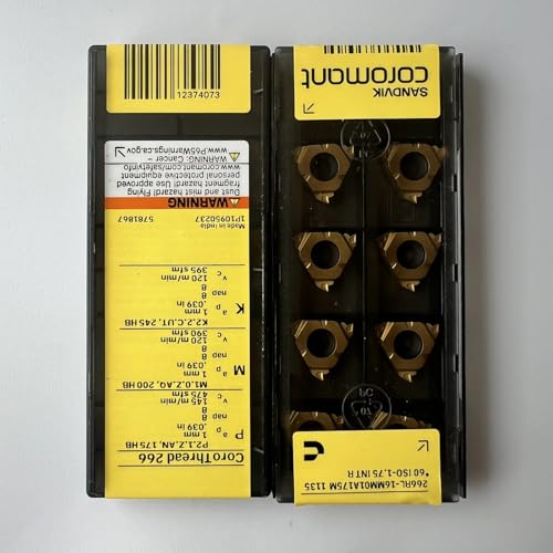 266RL-16MM01A175M 1135/CNC-Drehmaschine Hartmetall-Klingenwerkzeug, 10 Stück von Generic