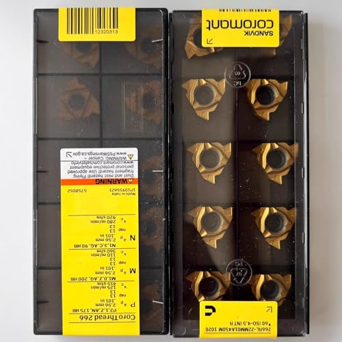 266RL-22MM01A450M 1020/CNC-Drehmaschine Hartmetall-Klingenwerkzeug, 10 Stück von Generic