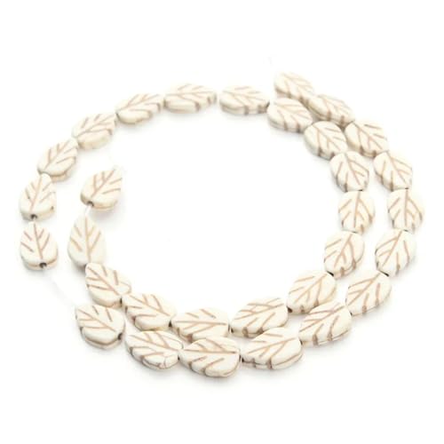 29 Stück/Lot Blatt lose Abstandshalter Perlen Naturstein Perlen Stern für Schmuckherstellung ES für Armband Weiß 9 x 13 mm 29 Stück/Lot Blatt lose Abstandshalter Perlen Naturstein Perlen Stern für Schmuckherstellung ES für Armband Weiß 9 x 13 mm von Generic