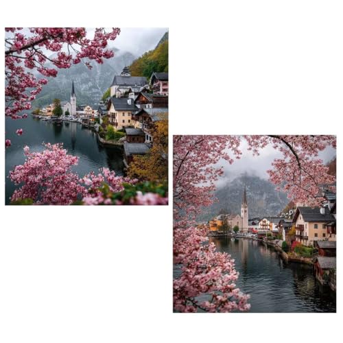 2er set Blume Diamond Painting Kinder Klein 30x50cm Mädchen 11 Jahre Diamant Malerei Stadt,DIY Diamond Painting Set für Erwachsene und Anfänger Bastelset für Wohnzimmer Wand Dekoration Geschenke TY245 2er set Blume Diamond Painting Kinder Klein 30x50cm Mädchen 11 Jahre Diamant Malerei Stadt,DIY Diamond Painting Set für Erwachsene und Anfänger Bastelset für Wohnzimmer Wand Dekoration Geschenke TY245 von Generic
