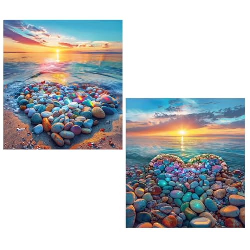2er set Stein Diamond Painting Kinder Klein 25x40cm Mädchen 9 Jahre Diamant Malerei Sonnenuntergang,DIY 5D Diamond Painting Set für Erwachsene und Anfänger Bastelset Wand Dekoration Geschenke TY215 2er set Stein Diamond Painting Kinder Klein 25x40cm Mädchen 9 Jahre Diamant Malerei Sonnenuntergang,DIY 5D Diamond Painting Set für Erwachsene und Anfänger Bastelset Wand Dekoration Geschenke TY215 von Generic