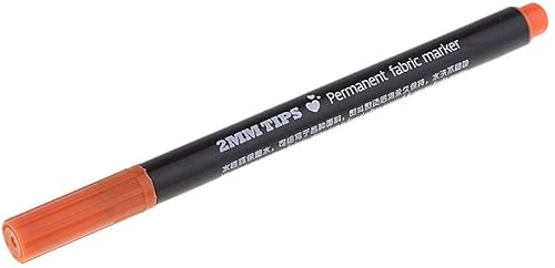 2mm Stoff Textil Marker Stift Permanente Farbmarkierung DIY Patchwork Craft-Highlighter Orange Praktisch und geschickt von Generic